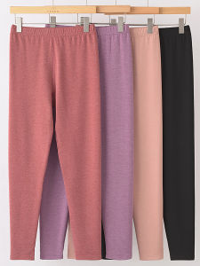 กางเกงขายาวผู้หญิงหนา 2 ด้าน อบอุ่น ไร้ตะเข็บ ทรงหลวม กางเกงขายาวผู้หญิงไซส์ใหญ่ กางเกงขายาวผู้หญิงฤดูใบไม้ร่วง กางเกงขายาวผู้หญิง