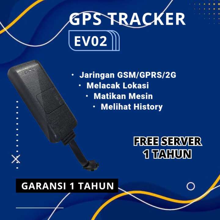 GPS TRACKER EV02 BISA MATIKAN MESIN FREE APLIKASI WANWAY TRACK Lazada