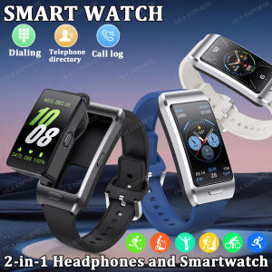 2025 New Upgrage 2-in-1 Earphone Smart Watch Men Women GPS Track Bluetooth Call Health Monitoring Watches For Android IOS Phone