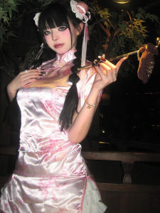 Chinese Cheongsam Dress Halloween Christmas Cosplay Uniform Soft Girl Maid Uniform Short Sleeve Daily Wear Other Material