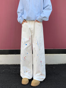 กางเกงยีนส์ทรงหลวมสำหรับผู้ชาย CleanFit กางเกงขายาวทรงหลวมสไตล์ย้อนยุคสไตล์สตรีทสำหรับฤดูใบไม้ร่วง กางเกงยีนส์สไตล์อเมริกัน