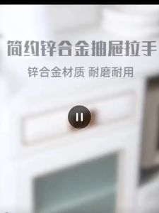 Gagang Minimalis Modern Persegi Panjang Handle Tarikan Laci Handle Lemari Bahan Zinc Alloy