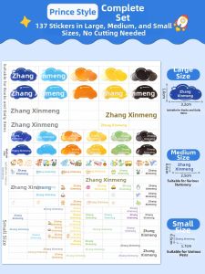 QU RAN | Waterproof Tear-Resistant 3D Name Stickers