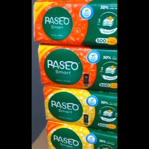 PAKET MURAH | Tisu PASEO SMART Facial 540 Sheets/Tisu Wajah Isi 8 PCS Keperluan [Rumah Kantor Hotel Warung & Mobil]