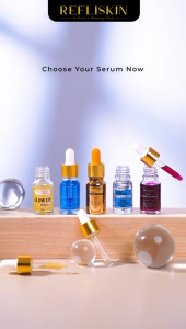 Serum Refli Skin BPOM - Face Serum - Mencerahkan - Melembabkan - Refli Skin - Agen Nasa