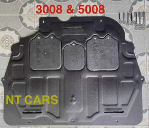Chắn bùn gầm động cơ PEUGEOT 3008 & PEUGEOT 5008 (đầy đủ bulong ốc vít) NHỰA ABS DẦY 5mm CHỊU NHIỆTCHỊU VA ĐẬP MẠNH