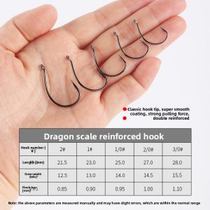 DIAOHAINI | Strengthened Drop Shot Worm Hook