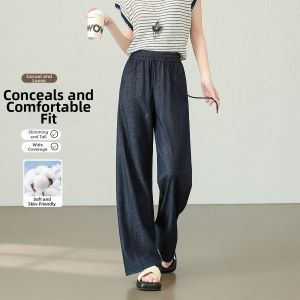 BALENO | Summer Lightweight High Waist Petite Straight Leg Jeans