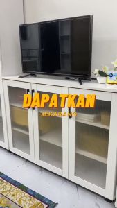 SOKANO HP077 Display Cabinet Kitchen Cabinet Deco Rack Storage Cabinet Almari Dapur Bertutup Storage Cabinet Kabinet Pinggan Mangkuk Almari Hiasan Almari Display Cabinet