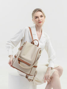 Oxford Fabric Womens Backpack 2025 New Versatile Travel Large Capacity Commuter Backpack Ladies High-End Sensation Bookbag