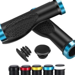 Bicycle Handlebars With Anti Slip Grip And Aluminum Alloy Locks On Both Sides Are Suitable For Mountain Road Cycling Equipment
