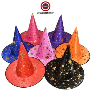 Halloween Costume Kids Shiny Hat Star Adult Cosplay Cap