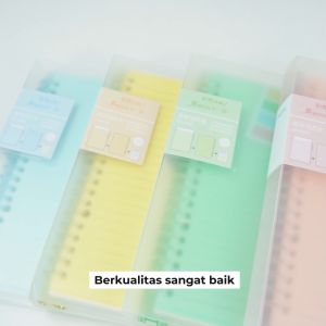 Deli Spiral/Loose-Leaf Notebook Buku File Binder Ukuran B5 26 lubang isi 60 lembar kertas QHB560 QHA560