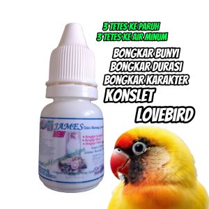 New James. Cetak Gacor Konslet Burung Lovebird. Racikan Alami James For Bird.