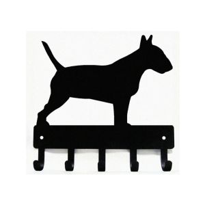 CIFBUY Metal Wall Hooks Bull Terrier Key Holder Rust Proof Iron Coat Rack Vintage Dog Shaped Home Decor