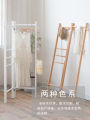 Corner Foldable Clothes Hanger Bedroom Simple Modern Style Elm Wood Coat Rack Home Use Wooden Shelf Adult Suitable Furniture. 