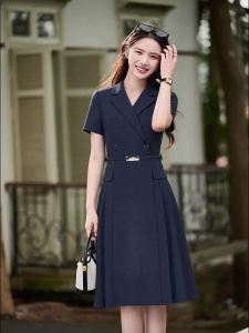Misoshine | Cooling Comfortable Slim A-Line Pleated Dress Suit Style