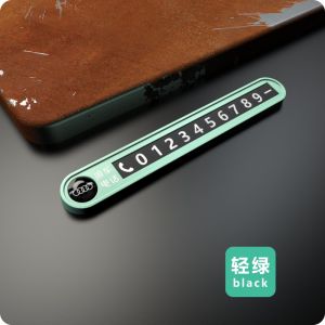 Temporary Parking Number Plate Car Moving Phone Car Mobile Phone Number Retention Device Classy Car Magnetic Digital Phone Card