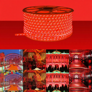BOOMING LIGHTING | Flexible Red Waterproof Indoor/Outdoor LED Strip Light