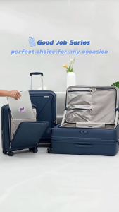 T.partner GOOD Job Series Luggage - 17-inch Laptop Compatible Neutral Color TSA Lock Durable & Lightweight Material Versatile for All Occasions
