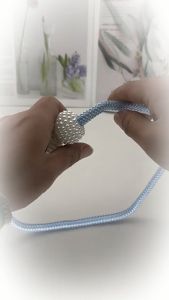 Satu Keluarga Tali Pengikat Gorden Mutiara Model Klip C1231 Dekorasi Pengait Hordeng Curtain Ball