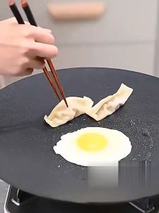 Satu Keluarga Wajan Panggangan 34 CM C1211 Alat Pemanggang BBQ Korea Datar Anti Lengket