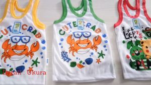 6 Pcs Singlet Kutung BEBE PUTIH-Kaos Dalam Anak Motif Bebe SNI dari 3 Bulan s/d 7 Tahun-Aurora Store
