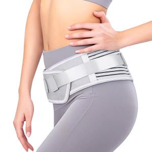 1PCS Lower Back Brace with 4 Support StaysAdjustable Lumbar Belt for Herniated DiscStrainSciaticaScoliosisDaily Pain Relief