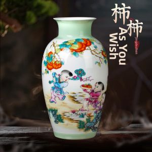 New Chinese Style Flower Vase for Floral Arrangement Home Decor