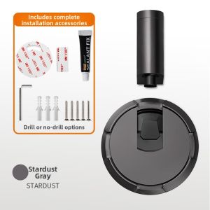 WEIKAMAYI | Hole-Free Simple Windproof Door Stop Invisible Bathroom Silent Anti-Collision Device