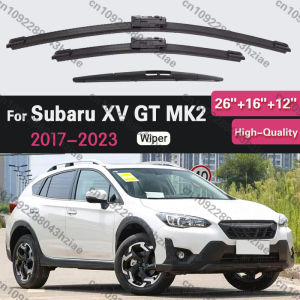 Wiper Blades Set For Subaru XV GT MK2 2017 – 2023 Crosstrek Hybrid e-BOXER Front Rear Windshield Windscreen 2018 2019 2020 2021