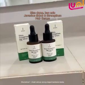 Promo Murah Jevarine Shine & Strengthen Hair Serum 1PCS Memperkuat Mempercepat Pertumbuhan Akar Rambut Rontok Parah Dan Memperkuat Akar Rambut Rosemarry