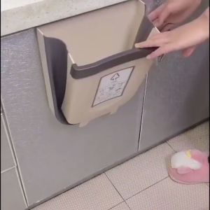 Tong Sampah Dapur Kitchen Folding Trash Can Car Recycle Bin Trash Bin Kitchen 折叠垃圾桶Dustbin