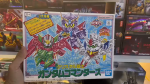 Mô Hình Robot Bandai SD Gundam Crystal Commanders Set 3 Nhân Vật Chính Hãng