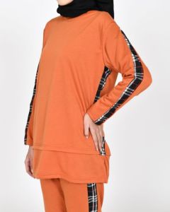 Setelan Baju Orahraga Wanita Sport YOVIOS Pakaian Olahraga Training Wanita TERBARU - Bahan Baby Terry + Printing (Lembut, Halus, Nyaman) - Ukuran XL-XXXL