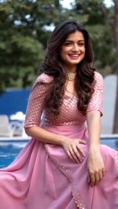 Fashion Adorable Heavy Faux Georgette Sequence Embroidery Gown Casual Party Dress By Fashion Divaa