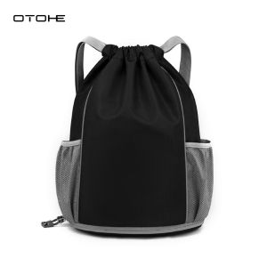 OTOHE Sports Backpack Fashionable Basketball Backpack Drawstring Backpack Bag Outdoor Waterproof Gym Backpack Large Capacity Training Bag Dry Wet Separation Portable Travel Yoga Swimming Bag for Men Women