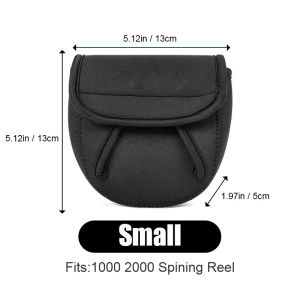Vỏ Bảo Vệ Máy Câu Cá Bằng Cao Su Tổng Hợp S/M/L Vỏ Bảo Vệ Bánh Xe Chống Nước Túi Lưu Trữ Nylon Một Lớp Để Câu Cá Ngoài Trời