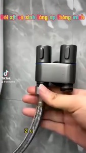 Van Điều Khiển Vòi Nước Bằng Hợp Kim Bền Cho Phòng Tắm - Bộ Vòi Xịt Vệ Sinh 2 Đường Nước Ra