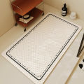 Bathroom Anti-Slip Suction Cup Mat Toilet Shower Room Foot Pad Waterproof Bathing Bathroom Home Use Modern Simple Style PVC Rug. 