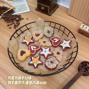 Artificial Biscuit Food Model Cookie Cake Childrens Toys Baking Shop Decoration Shooting Props Show Window Decoration