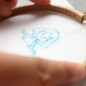 กระดาษลอกลาย ละลายน้ำ และฟิล์มลอกลาย ละลายน้ำ (ชูดละ 5 แผ่น+ไส้ปากกา 1 ด้าม) สำหรับงานปักผ้า