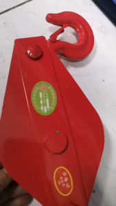 ROPE Lifting Pulley Block Regular Single Wheel 2 Tons Industrial Snatch Block Single Sheave Lifting Block