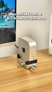 Acasis M-ac mini M4 Dock & Stand with 8TB M.2 NVMe SSD Enclosure