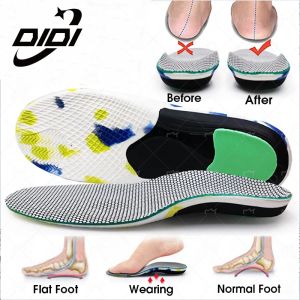 DIDI 1 Pair Orthotic Insole Arch Support Heel Cushion Orthopedic Flatfoot Running Insoles Plantar Fasciitis Sports Shoes Insert
