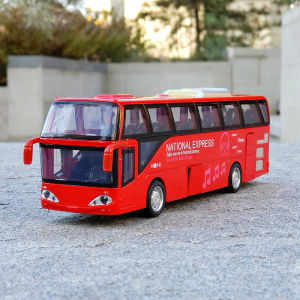 Alloy Double-decker Bus Model Childrens Toy Car
