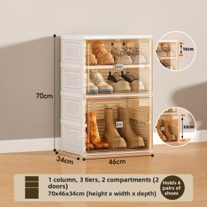 MAYi BOX | Foldable No-assembly Door Hallway Shoe Cabinet Luxury Storage Box