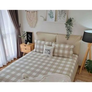 SPREI RESLETING BAHAN KATUN DISPERSE KOREAN AESTHETIC
