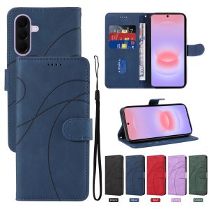 Leather Wallet Flip Case for Samsung Galaxy S22 S23 S24 S25 S26 FE Ultra Plus Edge | Stand Protective with Card Holder Cover