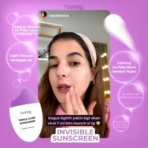 PROMO FACETOLOGY TripleCare Sunscreen SPF 40 PA+++ 40ml / Cleanser / Micellar water